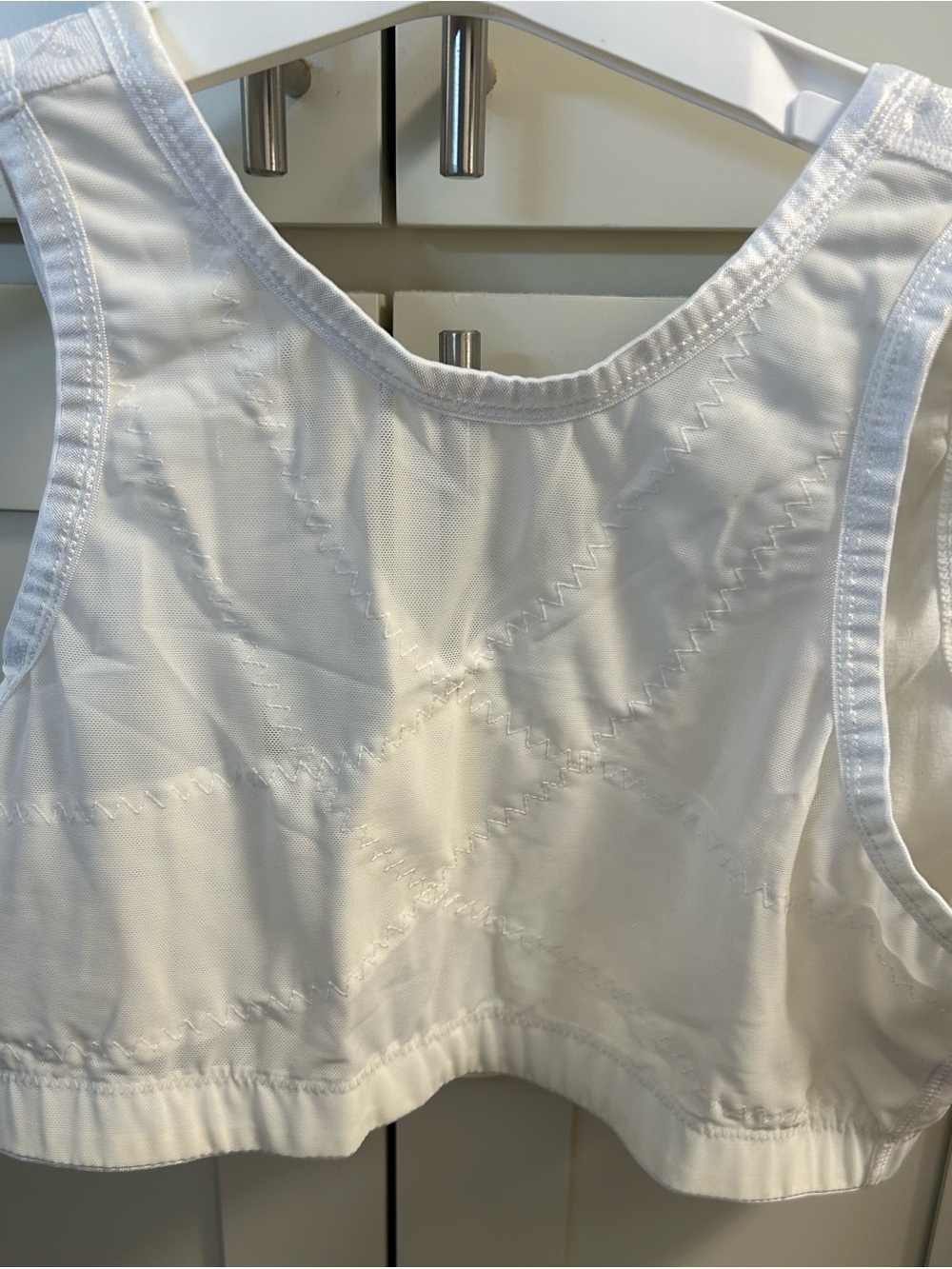 (2) Black and White Mesh Front-Closure Posture-Brace-Bras - Picture 6 of 9